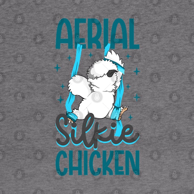 Aerial Silk Yoga - Aerial Silkie Chicken by Modern Medieval Design